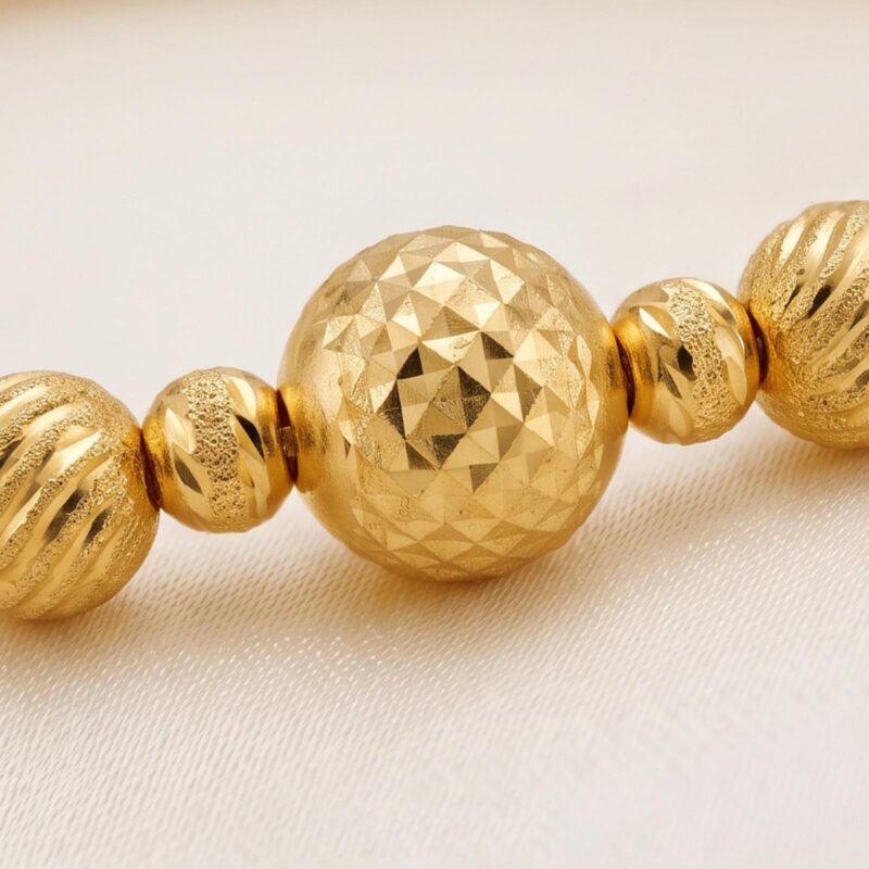 Alternative view of Elegant 18K Gold Bangle Crafted with Timeless Beauty and Sophisticated Jewellery Design