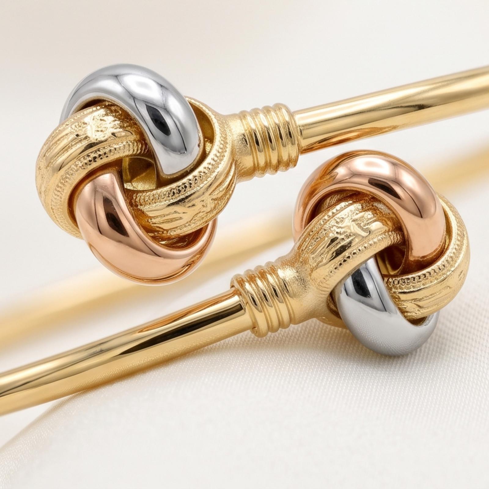 Premium 18K Gold Bangle Featuring Elegant Craftsmanship and Timeless Appeal Available at Bafleh Jewellery - Image 2