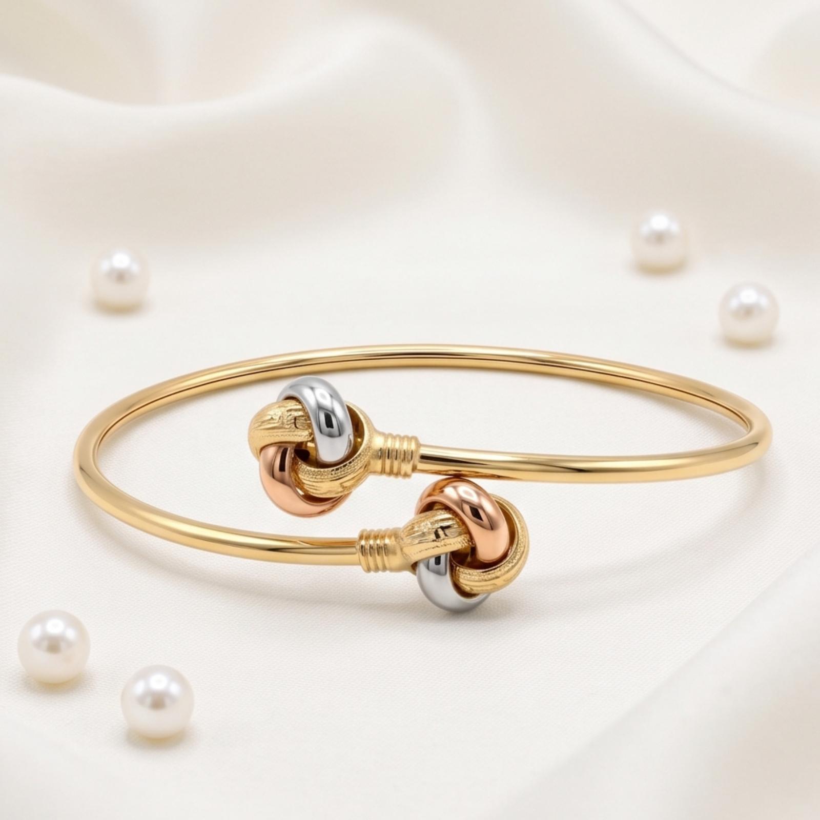 Premium 18K Gold Bangle Featuring Elegant Craftsmanship and Timeless Appeal Available at Bafleh Jewellery - Image 5
