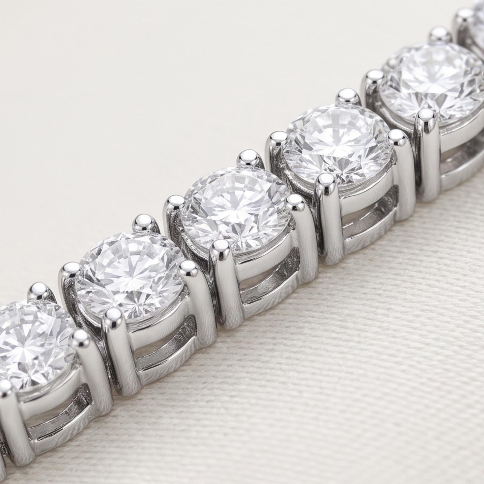 18K Gold and Lab Grown Diamond Bracelet with Elegant Craftsmanship by Bafleh Jewellery - Image 2