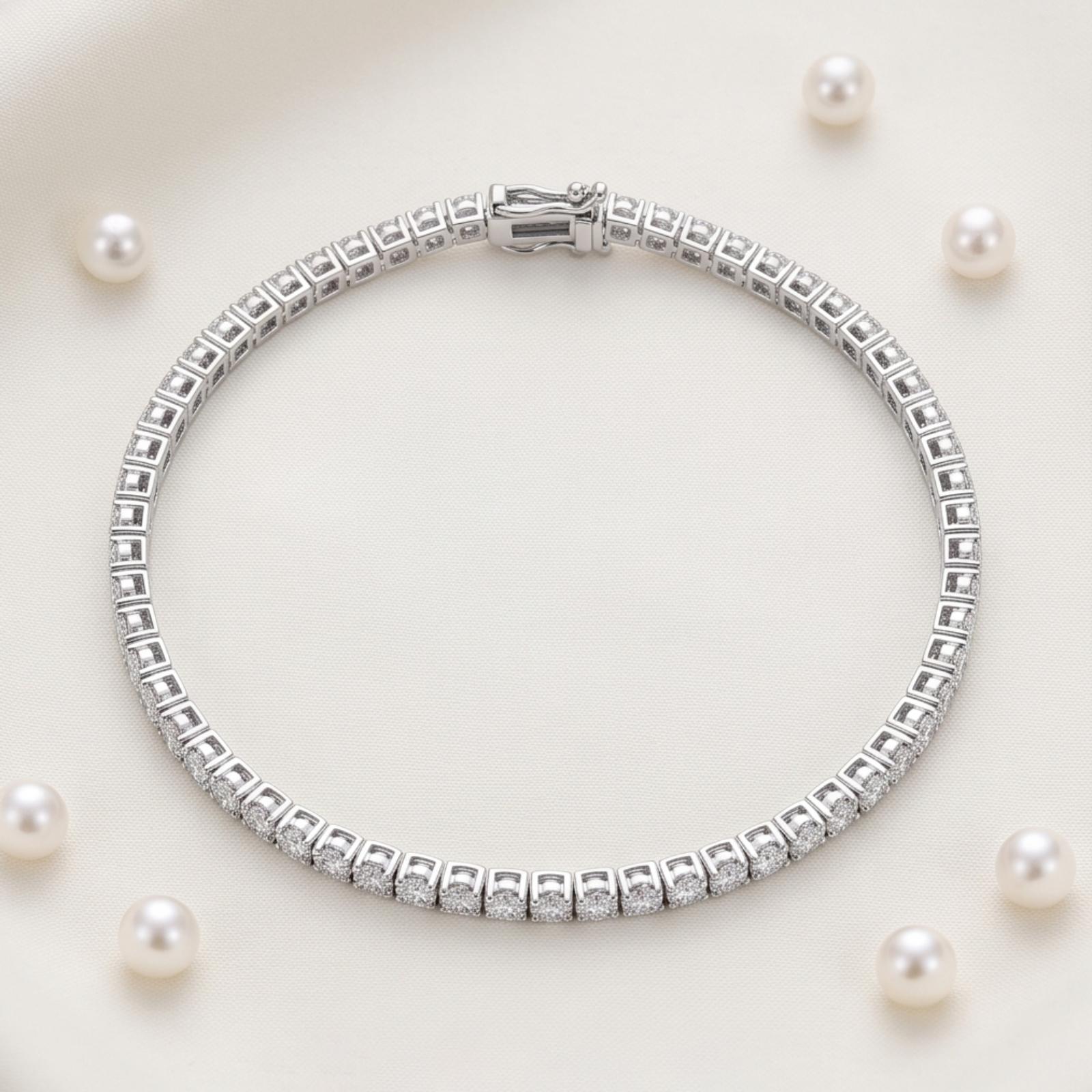 18K Gold and Lab Grown Diamond Bracelet with Elegant Craftsmanship by Bafleh Jewellery - Image 5