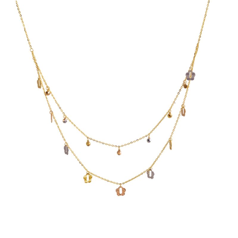 Shop Premium 18K Gold Necklaces for Everyday Wear and Special Occasions at Bafleh Jewellery