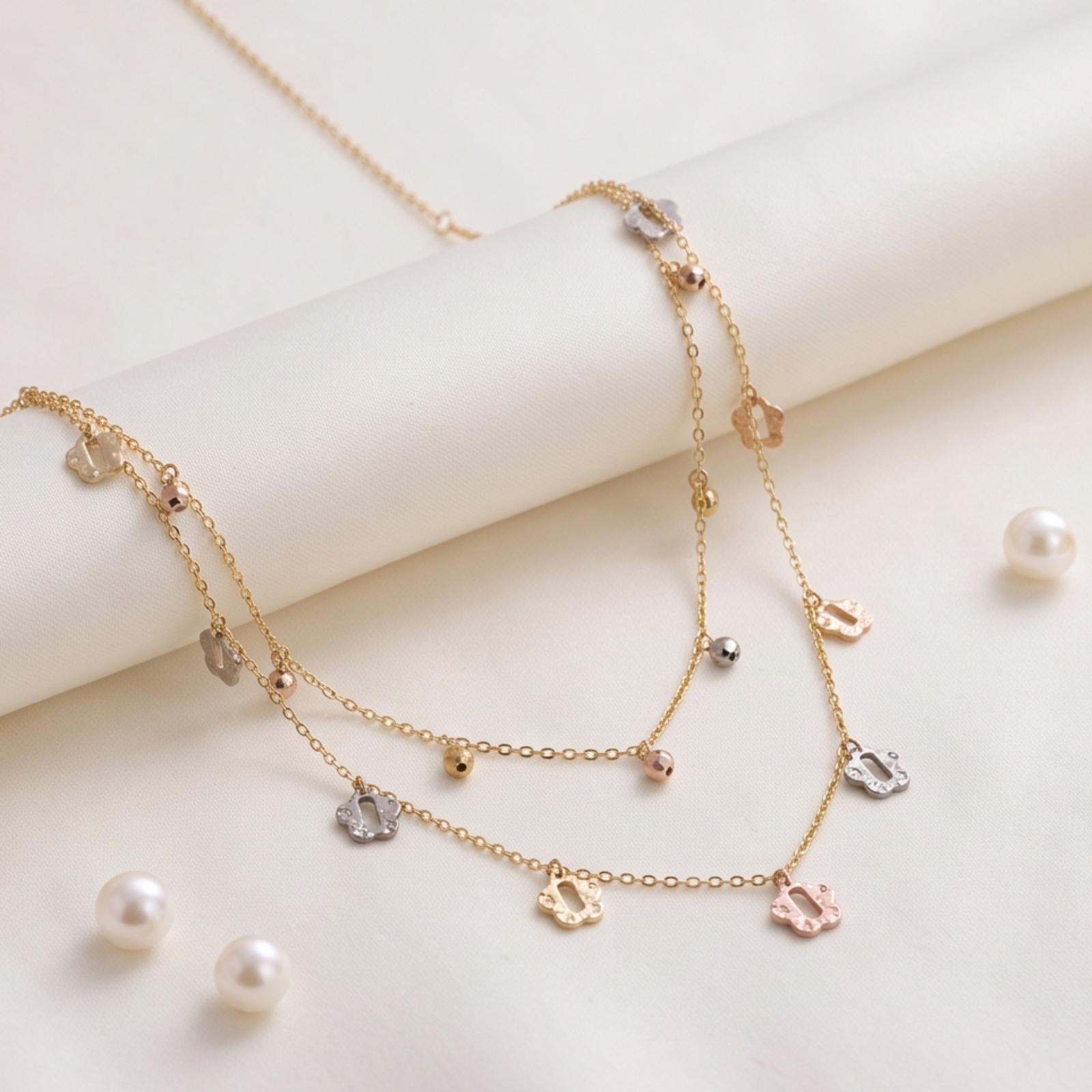 Shop Premium 18K Gold Necklaces for Everyday Wear and Special Occasions at Bafleh Jewellery - Image 4