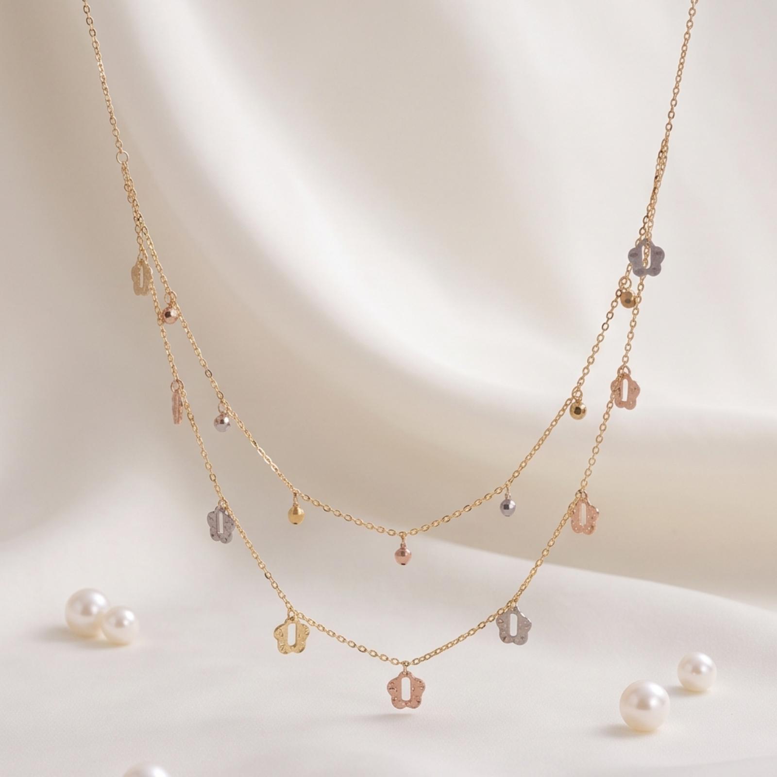 Shop Premium 18K Gold Necklaces for Everyday Wear and Special Occasions at Bafleh Jewellery - Image 5