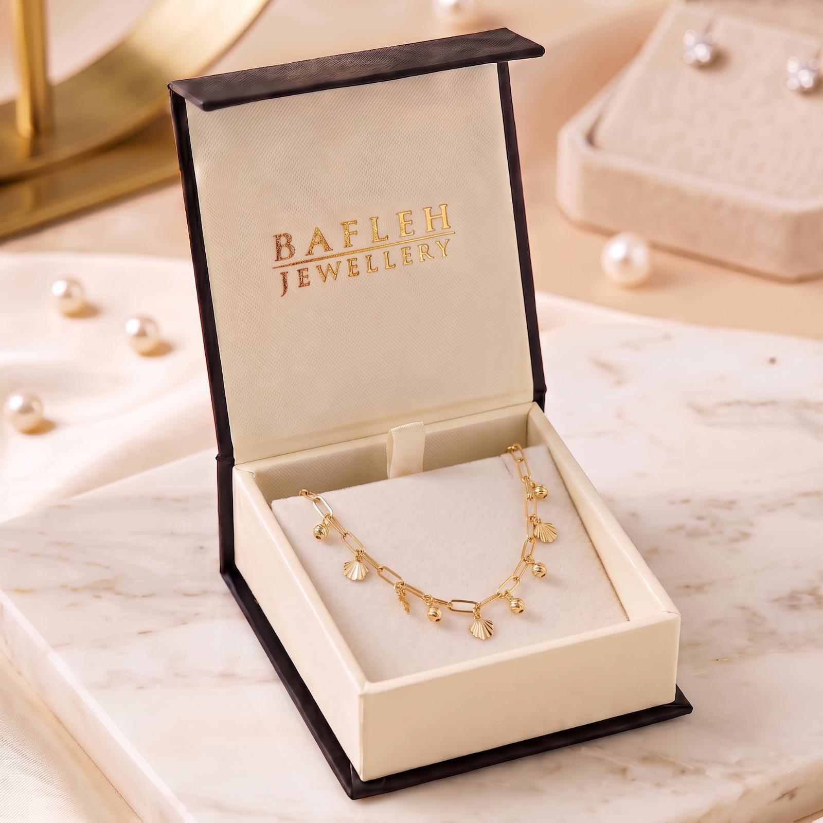 Beautifully Designed 18K Gold Necklaces for Women with Elegant Finishing at Bafleh Jewellery Dubai - Image 7