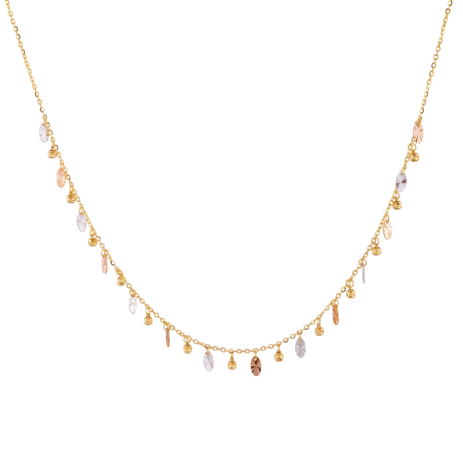 Elegant 18K Gold Necklaces with Sophisticated Designs for a Graceful and Stylish Look at Bafleh Jewellery Dubai