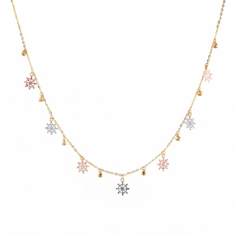 Explore Sophisticated 18K Gold Necklaces Made for Modern Women at Bafleh Jewellery UAE