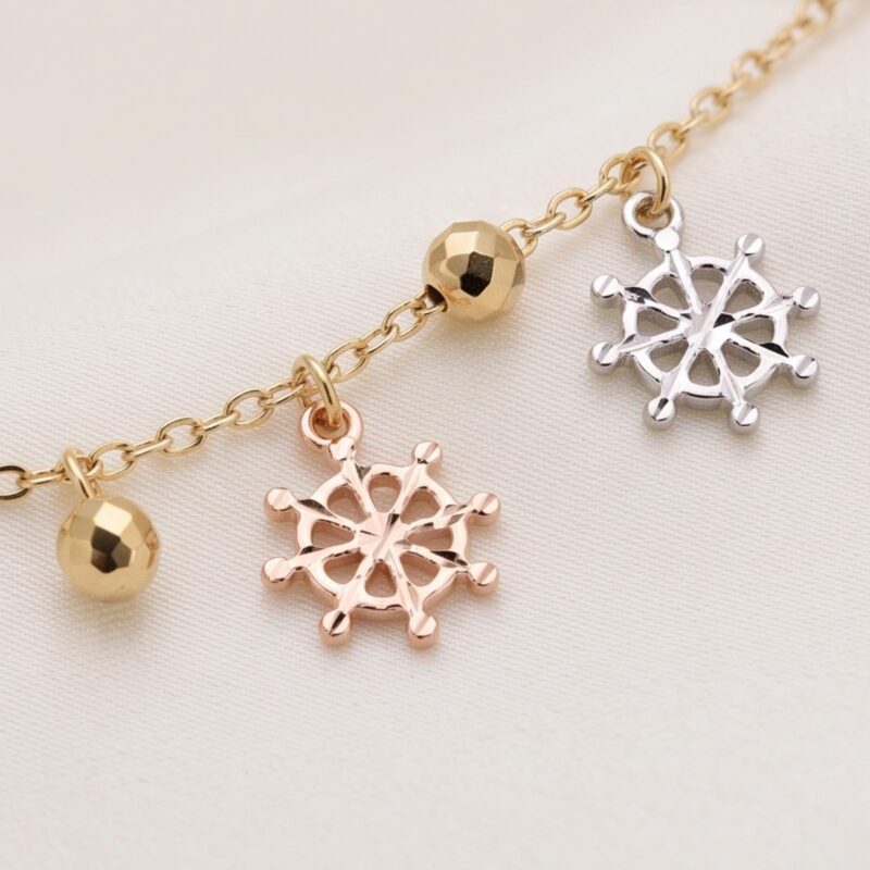Alternative view of Explore Sophisticated 18K Gold Necklaces Made for Modern Women at Bafleh Jewellery UAE