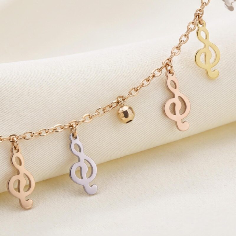 Alternative view of Exquisite 18K Gold Necklaces for Women Crafted to Complement Your Personal Jewellery Collection at Bafleh Jewellery