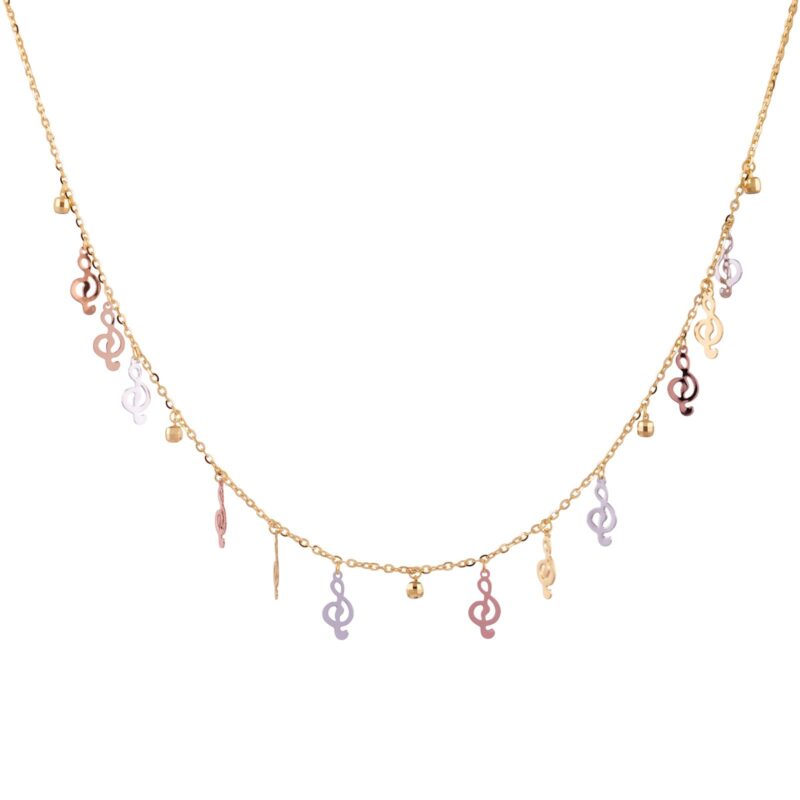 Discover the Beauty of Fine 18K Gold Necklaces Designed with Grace and Sophistication at Bafleh Jewellery