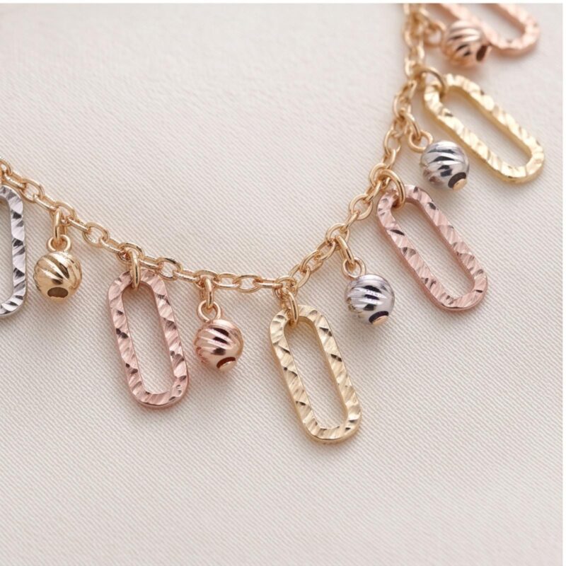 Alternative view of Elegant 18K Gold Necklaces for Weddings Celebrations and Everyday Luxury Available at Bafleh Jewellery