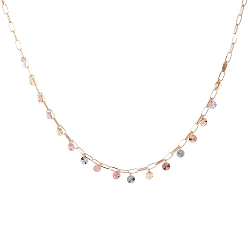 Luxury 18K Gold Necklace Collection for Women Available Online at Bafleh Jewellery UAE