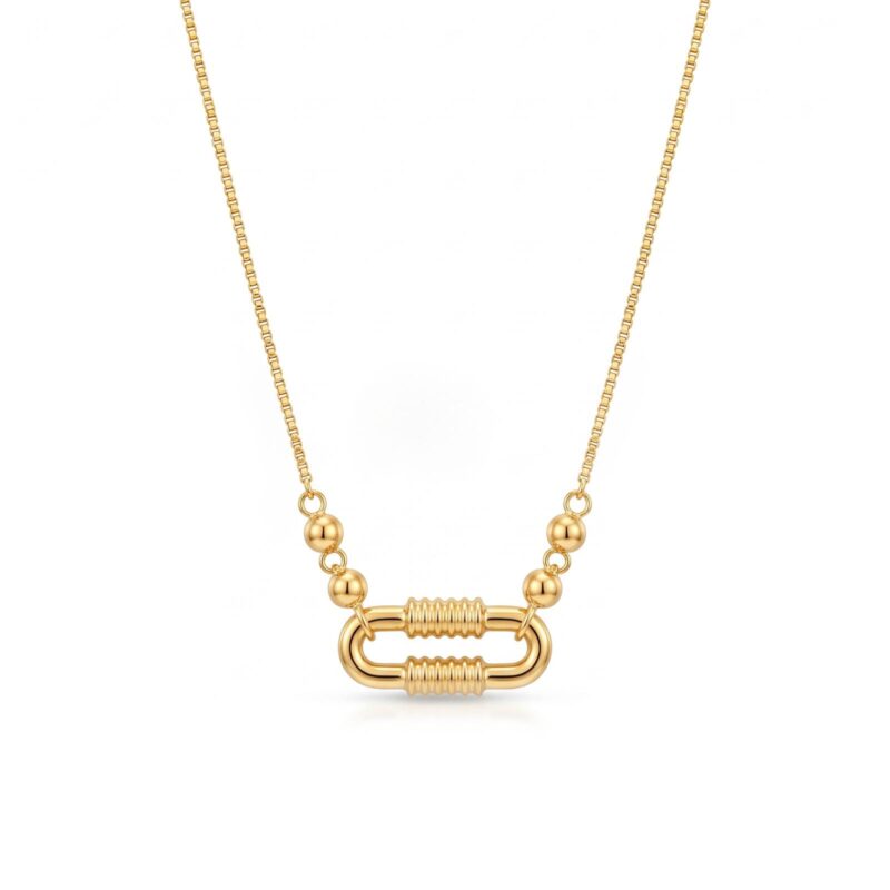 Luxury 18K Gold Necklace Collection Featuring Beautiful Designs and Refined Gold Craftsmanship at Bafleh Jewellery