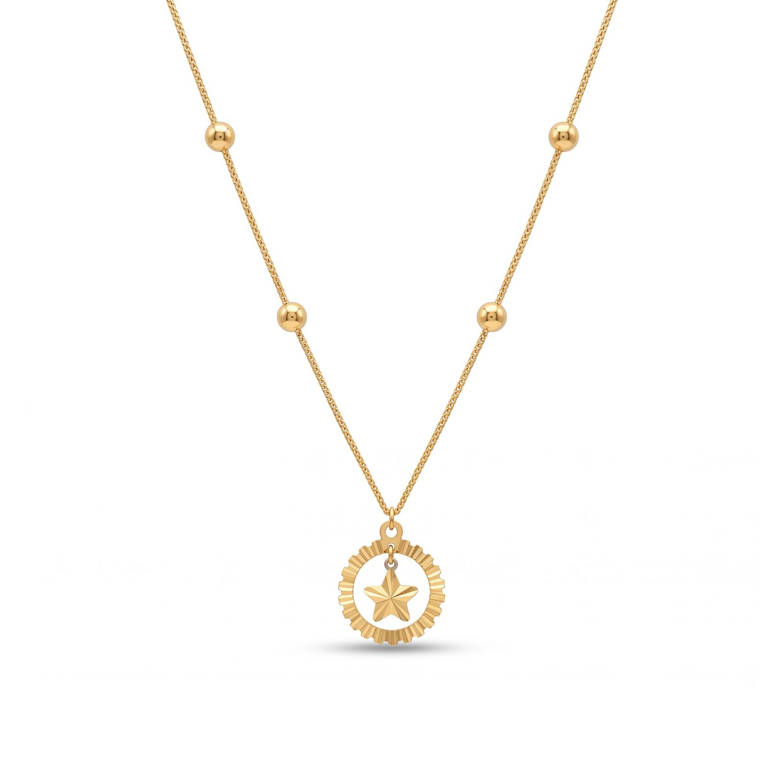 Timeless 18K Gold Necklace Crafted to Bring Sophisticated Elegance and Lasting Beauty by Bafleh Jewellery