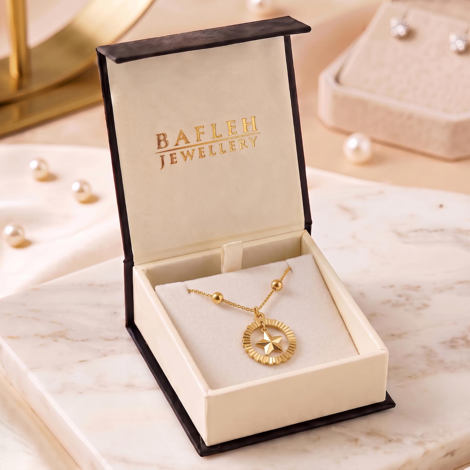 Timeless 18K Gold Necklace Crafted to Bring Sophisticated Elegance and Lasting Beauty by Bafleh Jewellery - Image 6