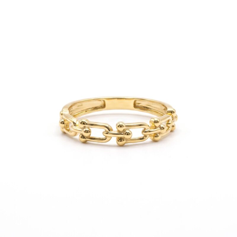 Luxury 18K Gold Ring Showcasing Fine Craftsmanship and Elegant Style for Modern Jewellery Lovers at Bafleh Jewellery
