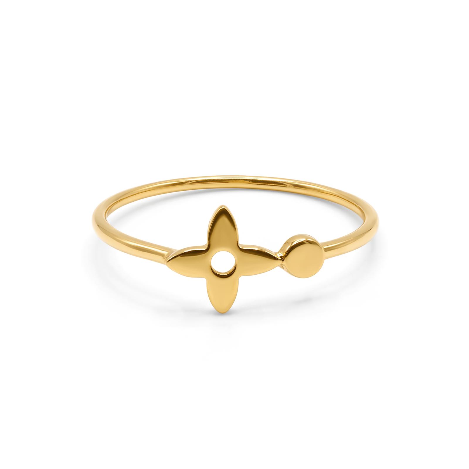 Premium 18K Gold Ring with Refined Detailing and Luxurious Finish Perfect for Elegant Everyday Styling at Bafleh Jewellery