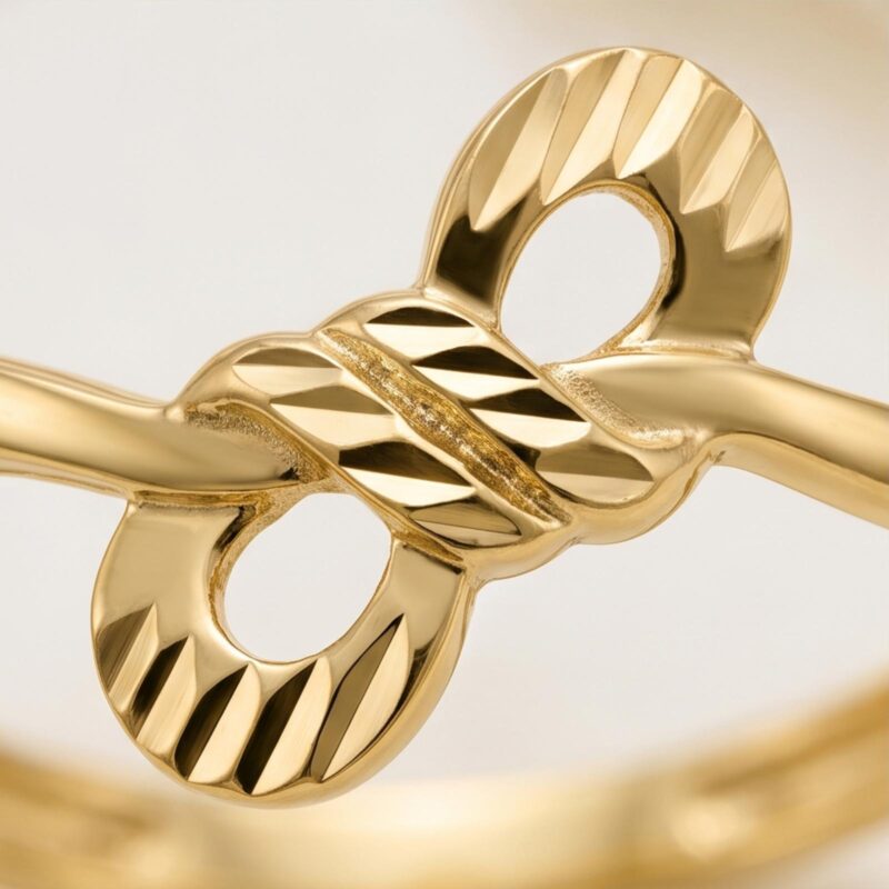 Alternative view of Beautiful 18K Gold Ring Crafted to Add Sophistication and Radiant Elegance to Every Special Occasion at Bafleh Jewellery