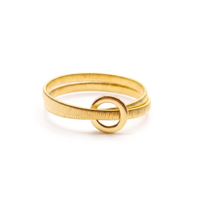 Elegant 18K Gold Ring Created with Exceptional Craftsmanship for Effortless Everyday and Occasion Wear at Bafleh Jewellery