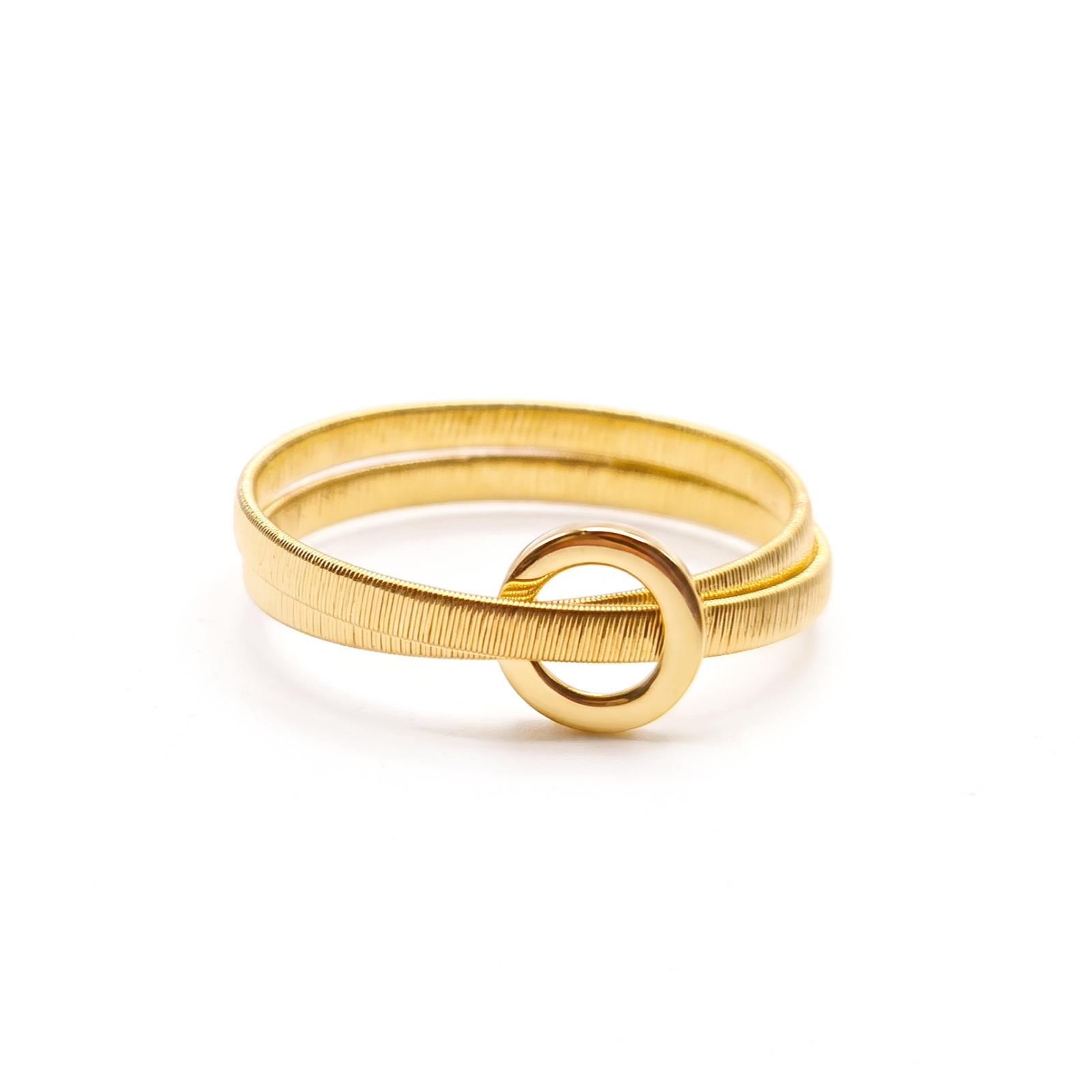 Elegant 18K Gold Ring Created with Exceptional Craftsmanship for Effortless Everyday and Occasion Wear at Bafleh Jewellery