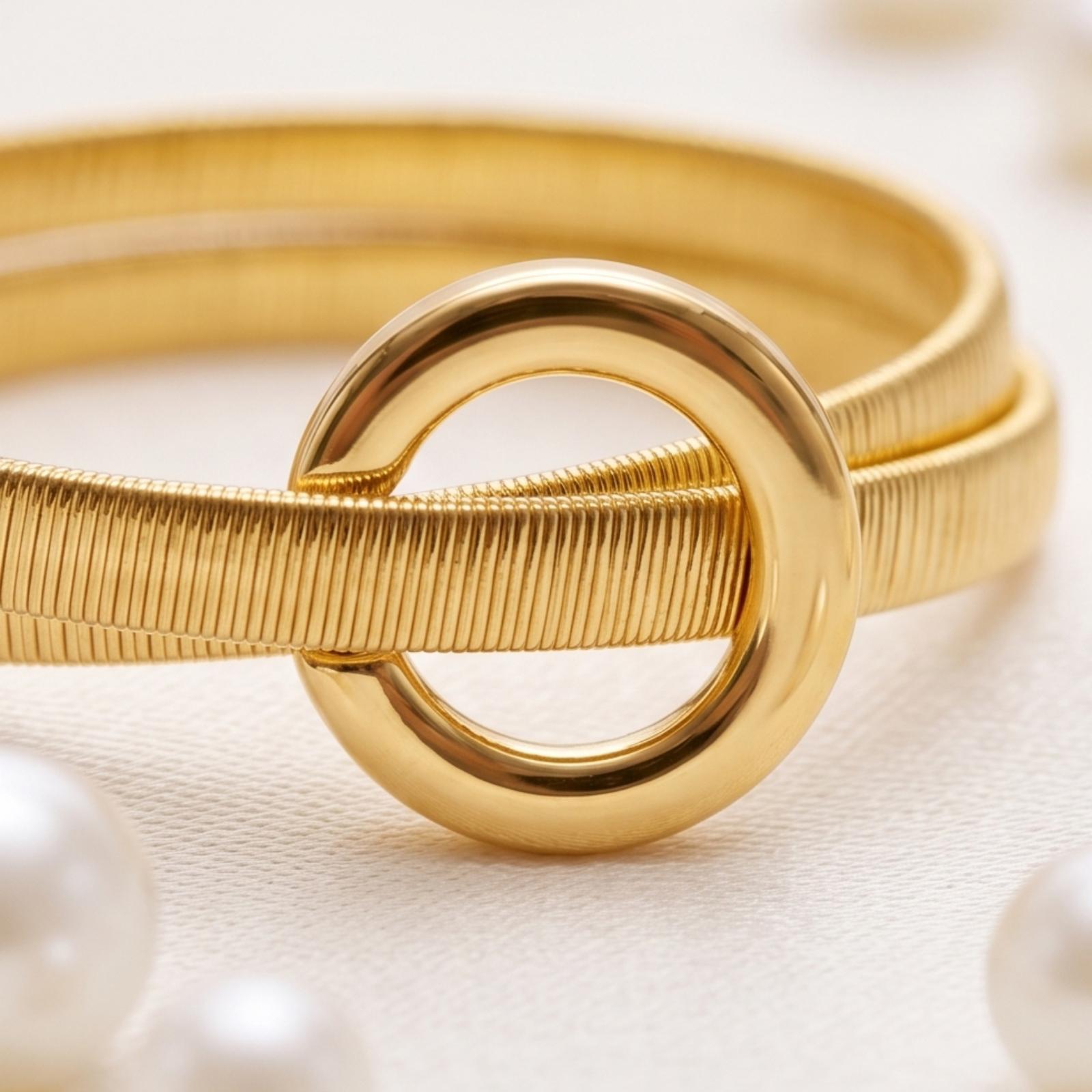 Elegant 18K Gold Ring Created with Exceptional Craftsmanship for Effortless Everyday and Occasion Wear at Bafleh Jewellery - Image 2
