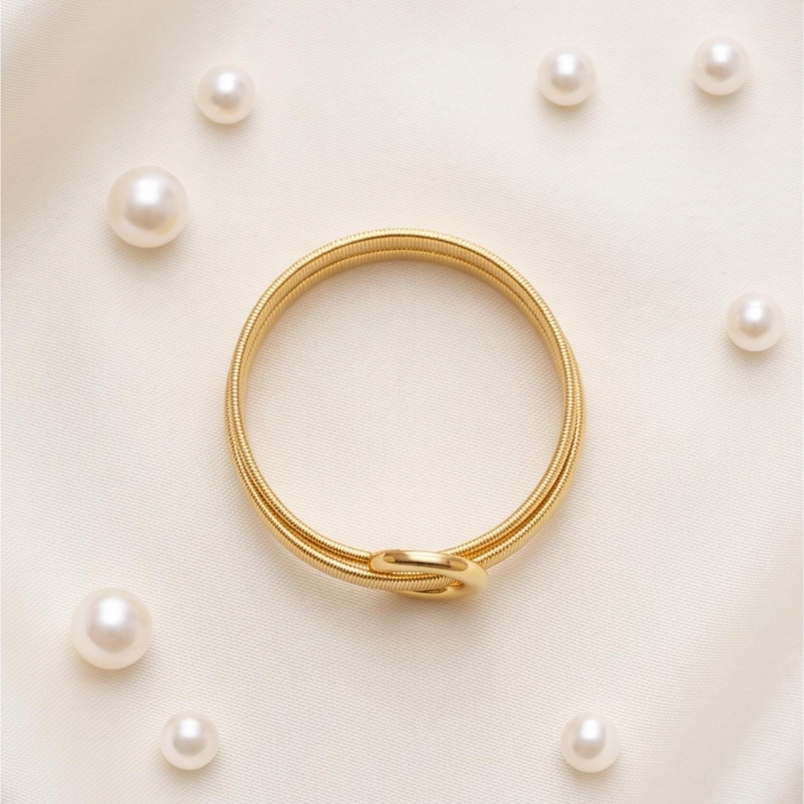 Elegant 18K Gold Ring Created with Exceptional Craftsmanship for Effortless Everyday and Occasion Wear at Bafleh Jewellery - Image 6