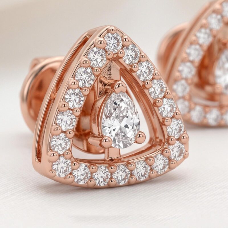 Alternative view of Exquisite Diamond Earrings from Bafleh Jewellery