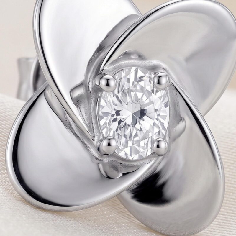 Alternative view of Exquisite Natural Diamond Earrings in 18K Gold