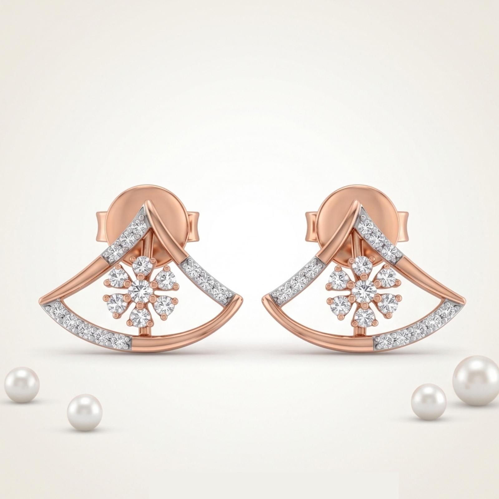 Luxury Diamond Earrings Crafted in 18K Gold - Image 4