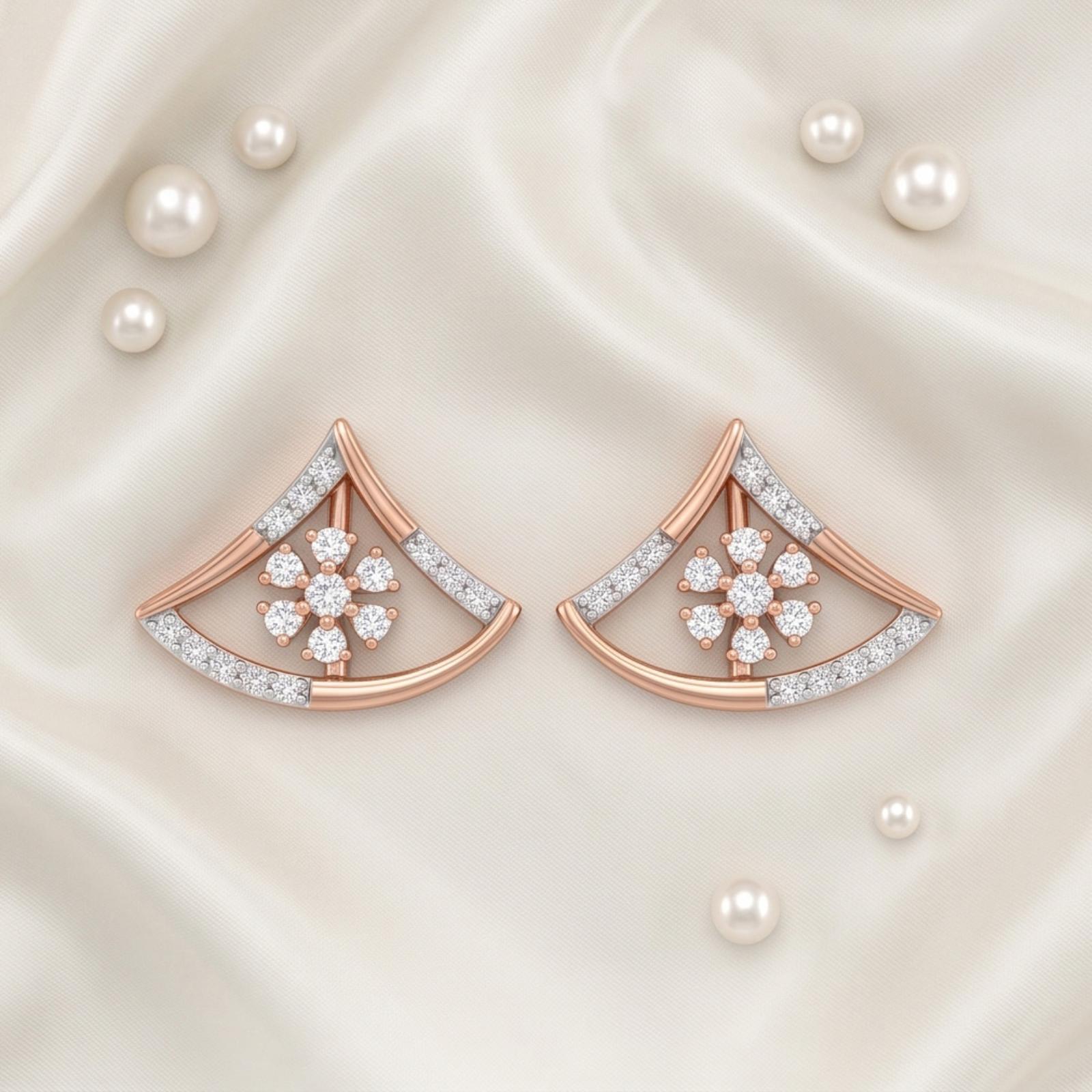 Luxury Diamond Earrings Crafted in 18K Gold - Image 5