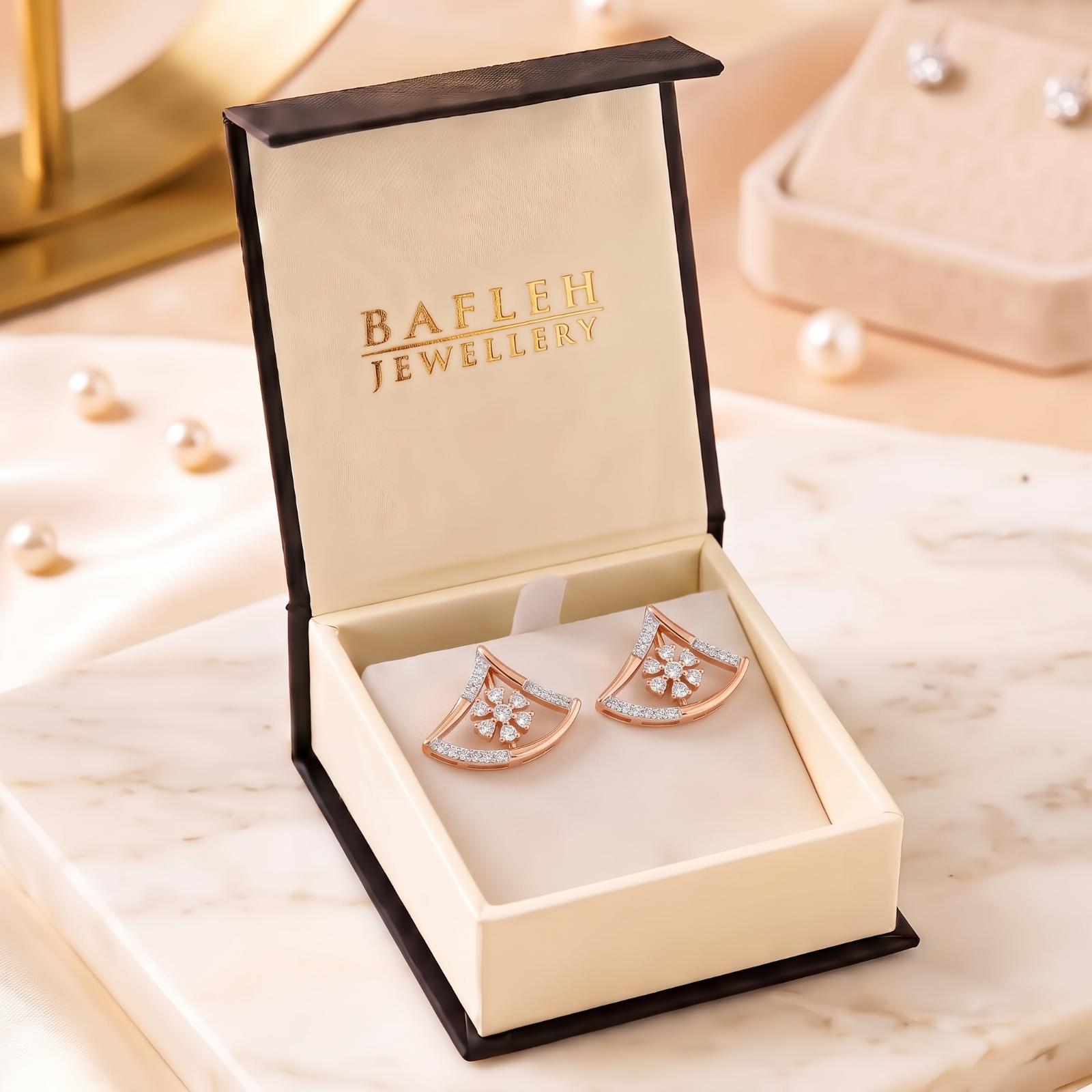 Luxury Diamond Earrings Crafted in 18K Gold - Image 6