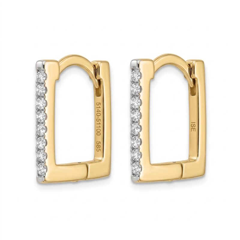 18K Gold Diamond Earrings for Special Occasions