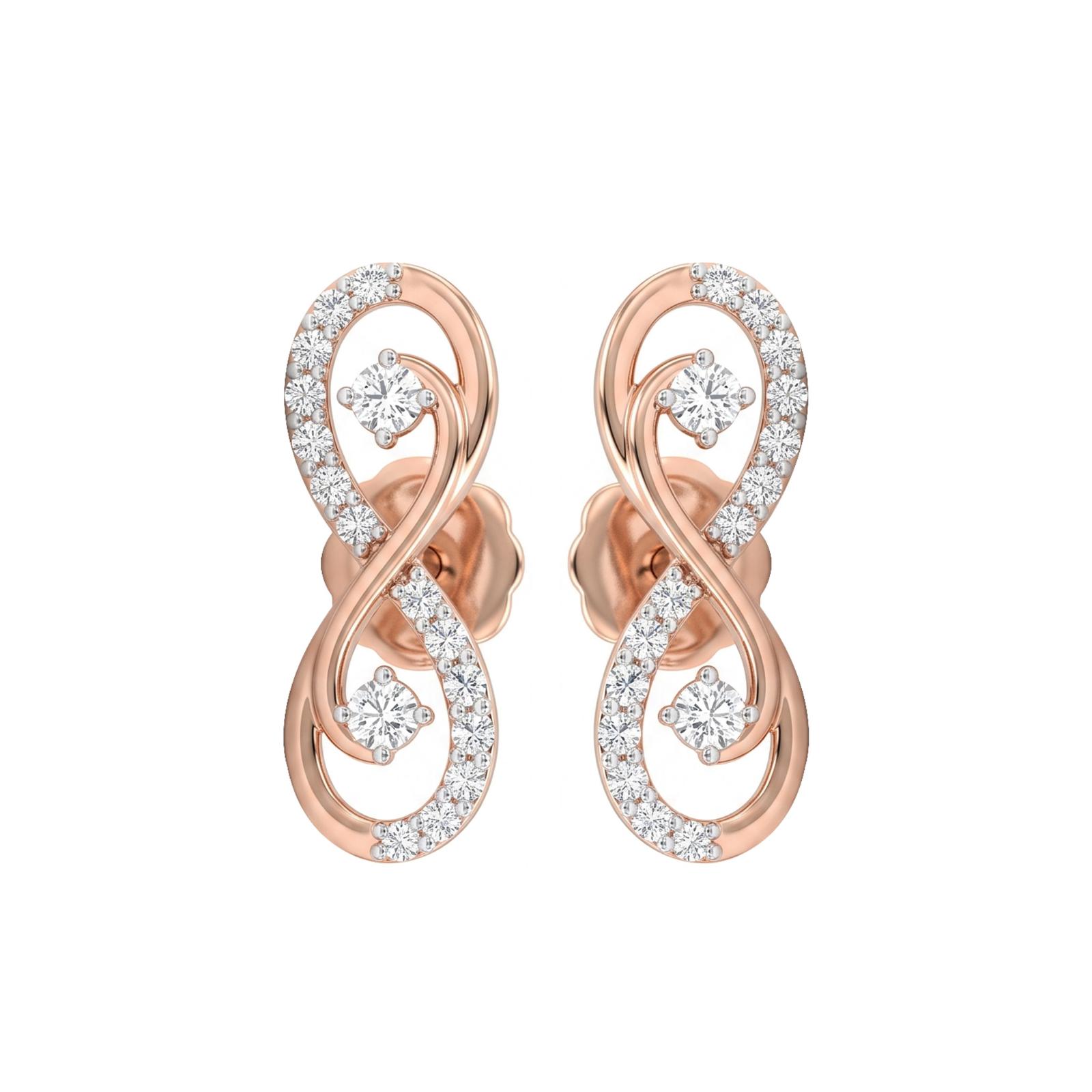 Buy 18K Gold Diamond Earrings Online