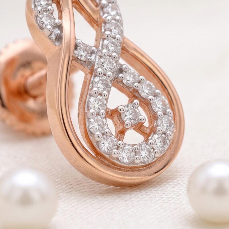 Alternative view of Natural Diamond Earrings UAE