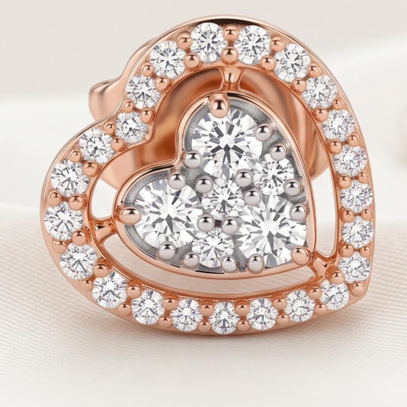 Alternative view of Elegant Earrings in 14K Gold  for Special Occasions
