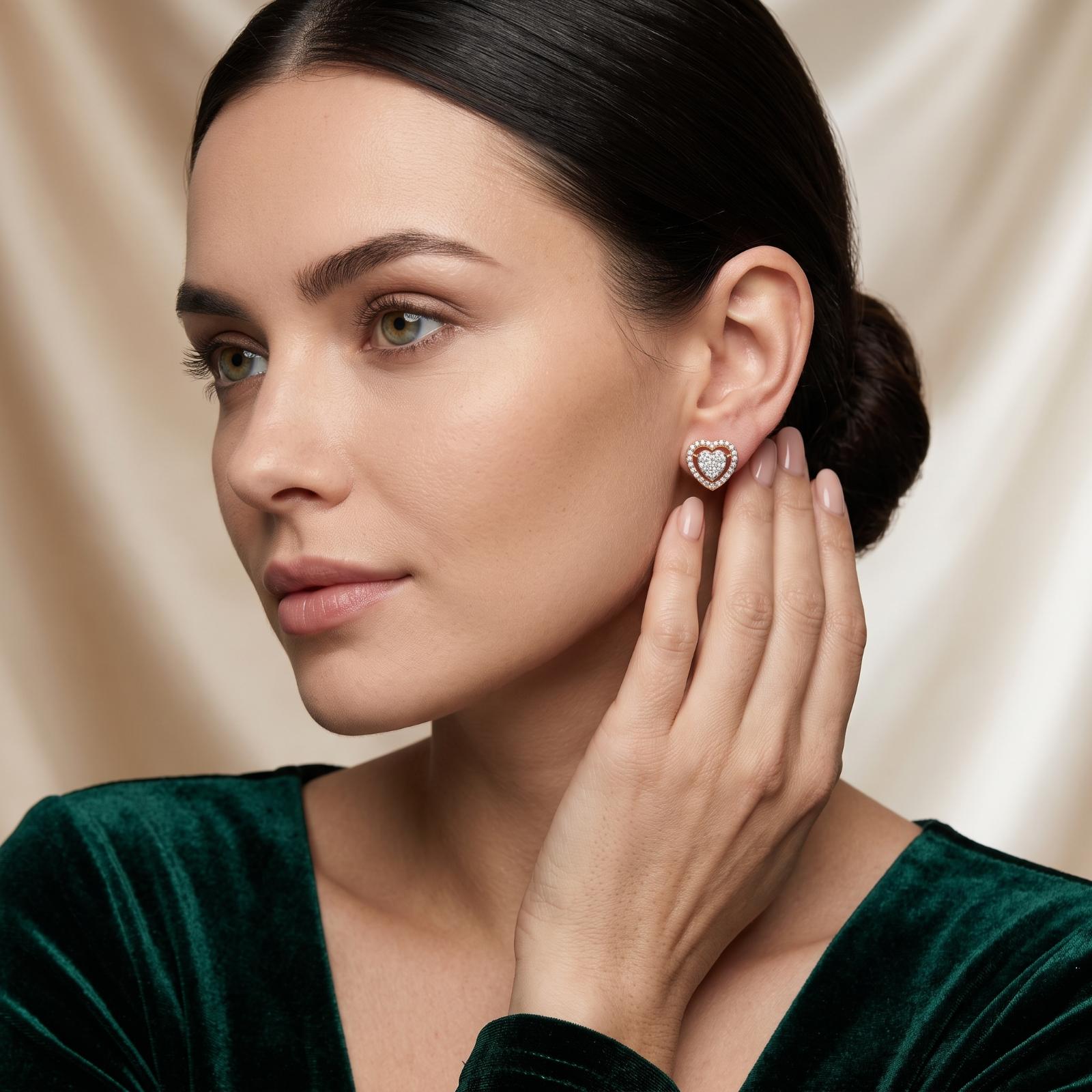 Elegant Earrings in 14K Gold for Special Occasions - Image 3
