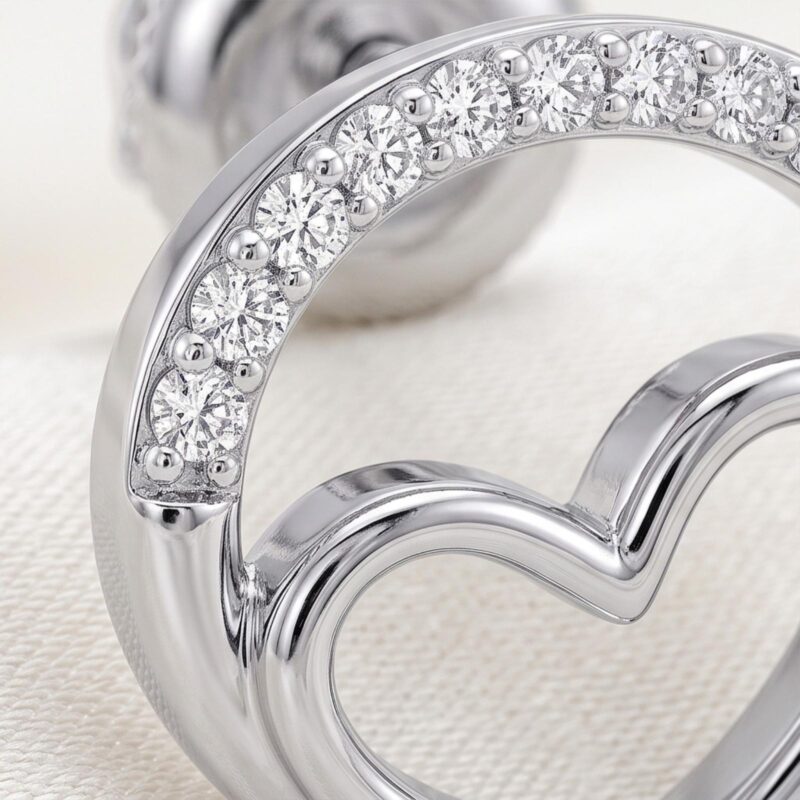 Alternative view of 18K Gold Diamond Earrings