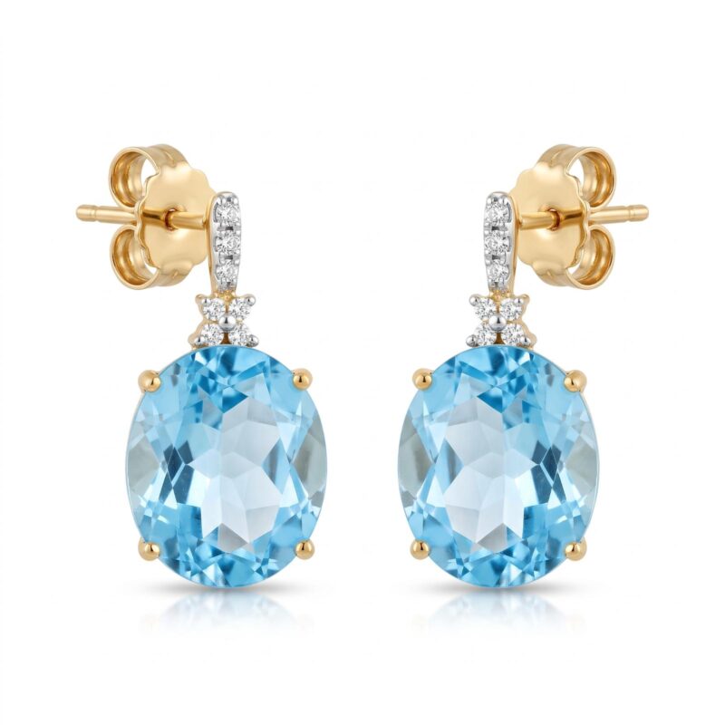 Natural Diamond Earrings Online UAE