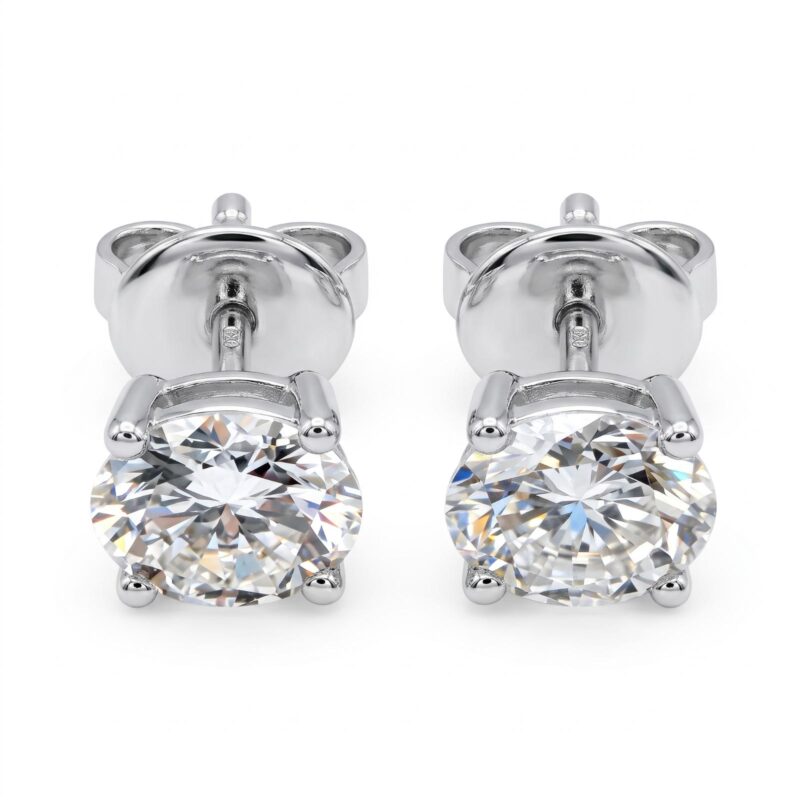 Lab Grown Diamond Stud Earrings  for Women
