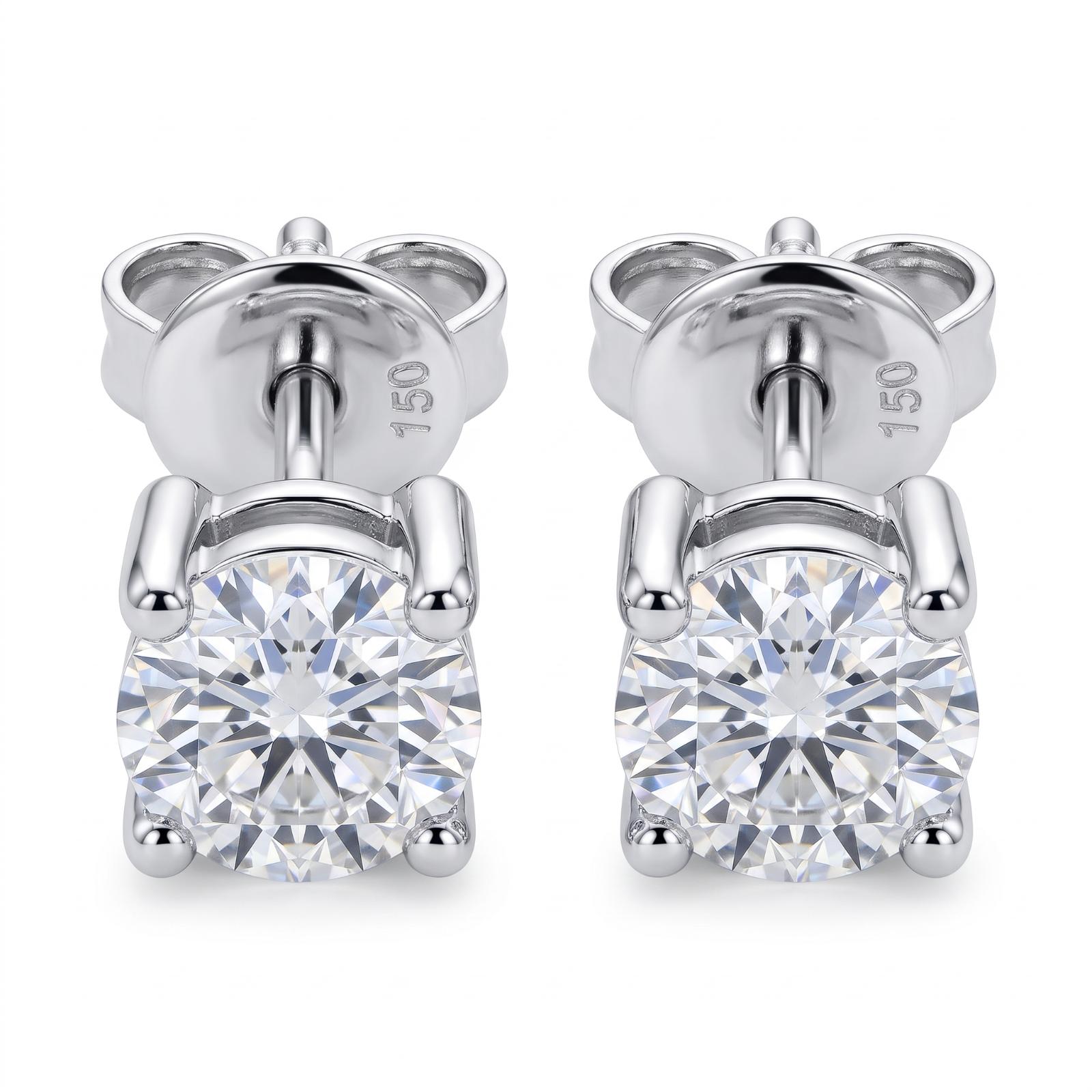 Luxury 18KT Gold & Lab Grown Diamond Earrings
