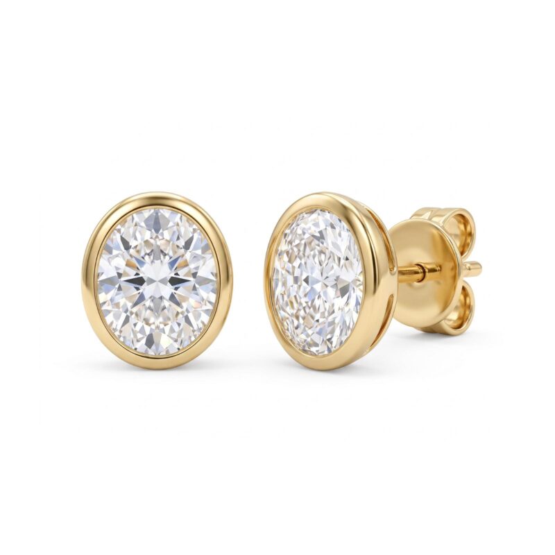 Lab Grown Diamond Stud Earrings for Women
