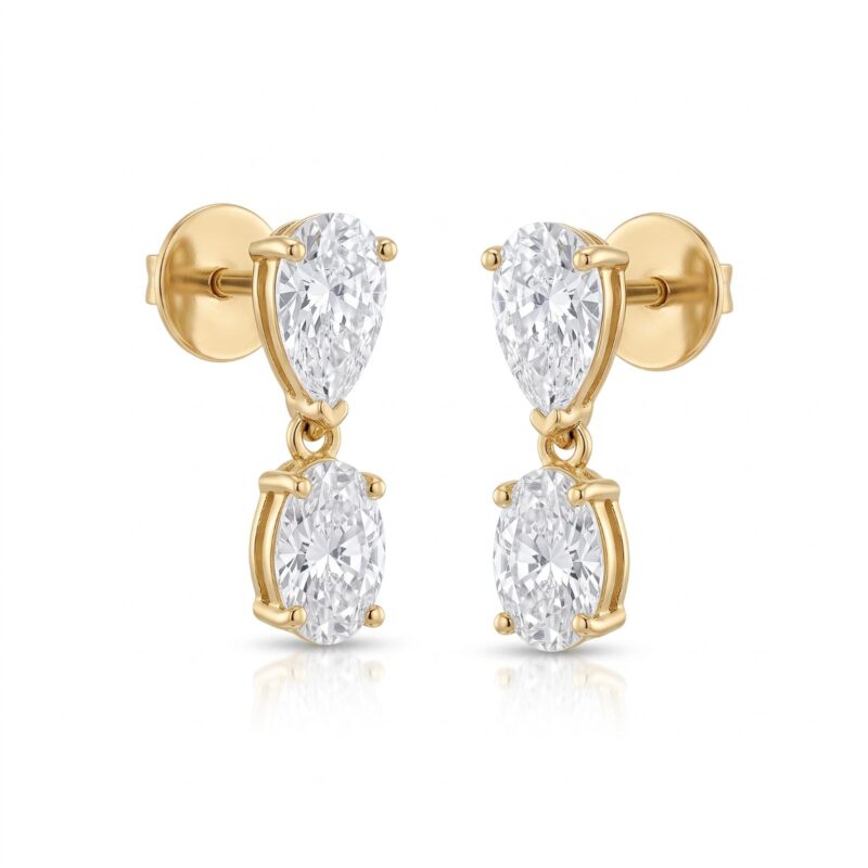 Premium Lab Grown Diamond Stud Earrings