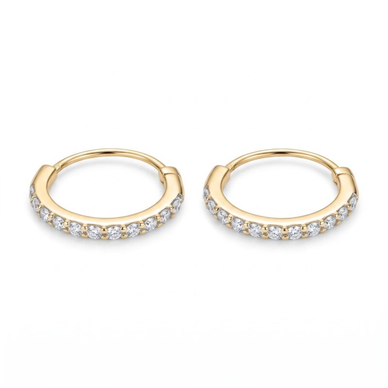 Discover Exquisite 18K Gold and Natural Diamond Earrings at Bafleh Jewellery Designed for Luxury, Sophistication, and Everyday Glamour