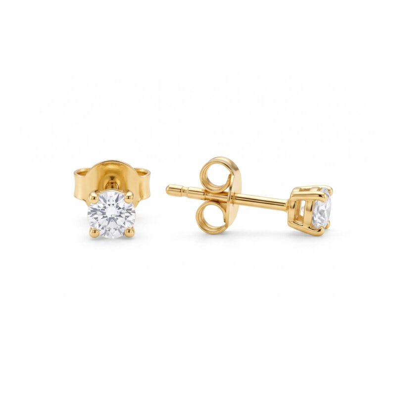Radiant 14K Gold and Diamond Earrings That Bring a Luxurious Finishing Touch to Any Outfit