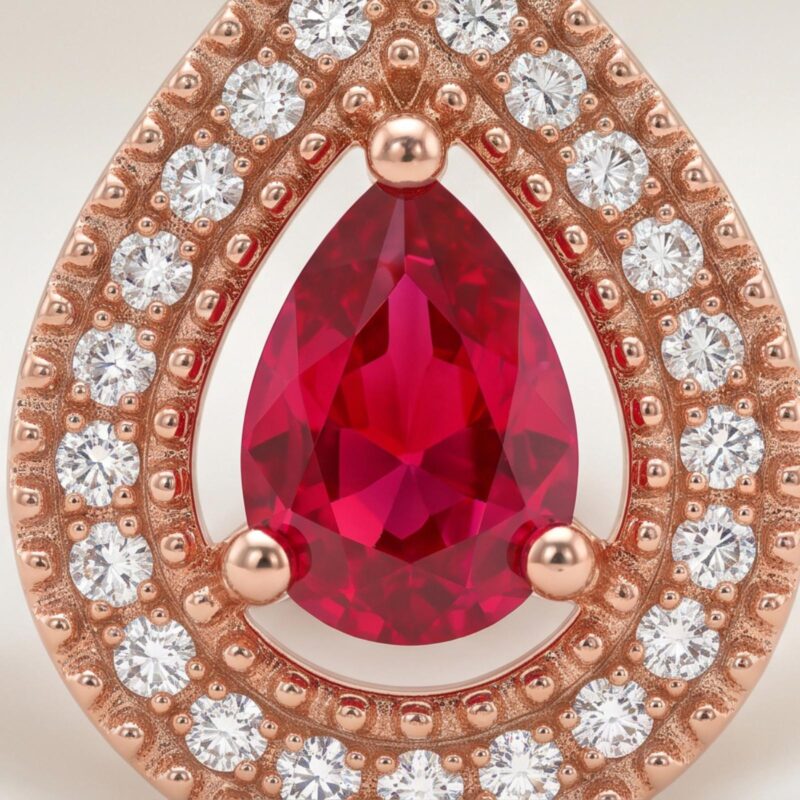 Alternative view of Make Your Wedding Anniversary Unforgettable with Stunning 18K Diamond Earrings from Bafleh Jewellery