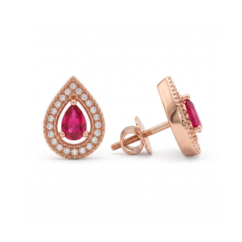 Make Your Wedding Anniversary Unforgettable with Stunning 18K Diamond Earrings from Bafleh Jewellery