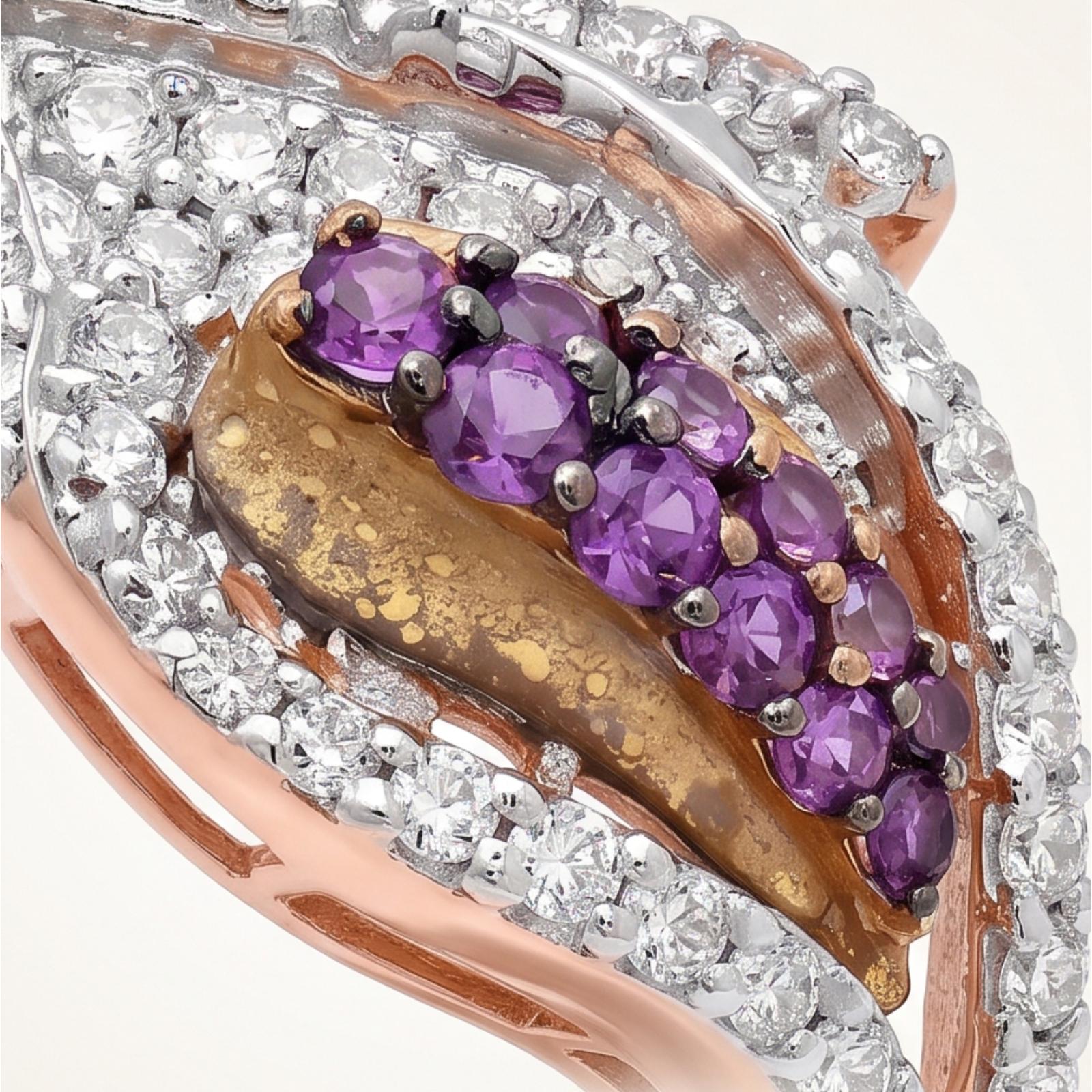 18K Gold Diamond Ring with Timeless Appeal - Image 3