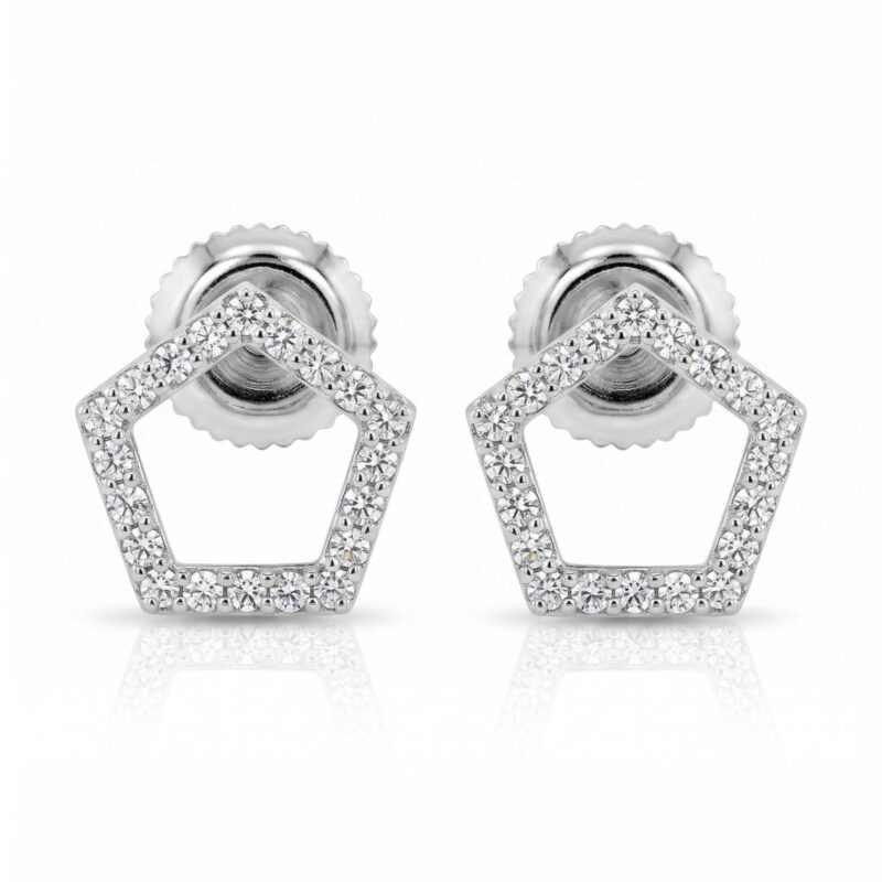 Bring Sophistication and Sparkle to Your Outfit with 18K Diamond Earrings from Bafleh Jewellery