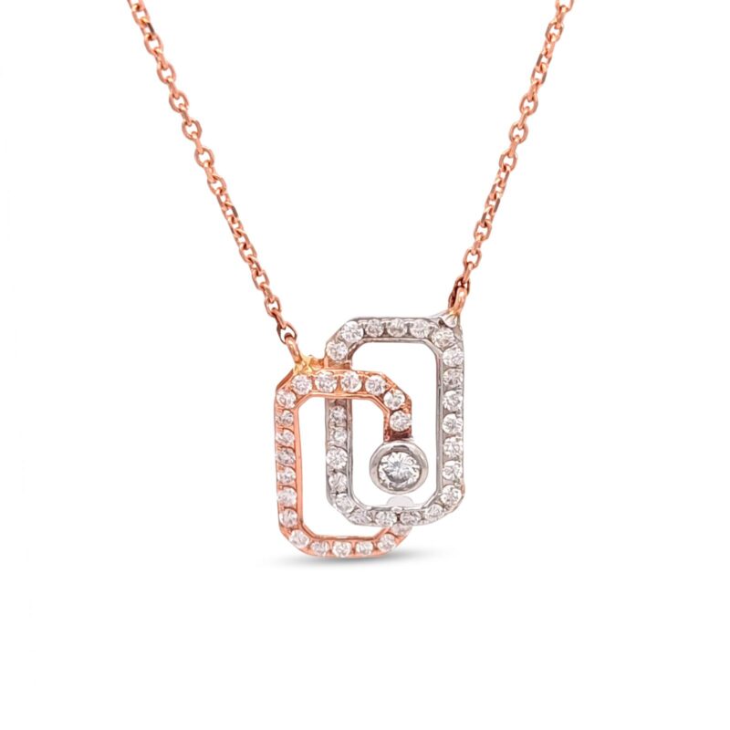 BD25467-R / 17-25G58027 -18K Gold & Diamond Necklace