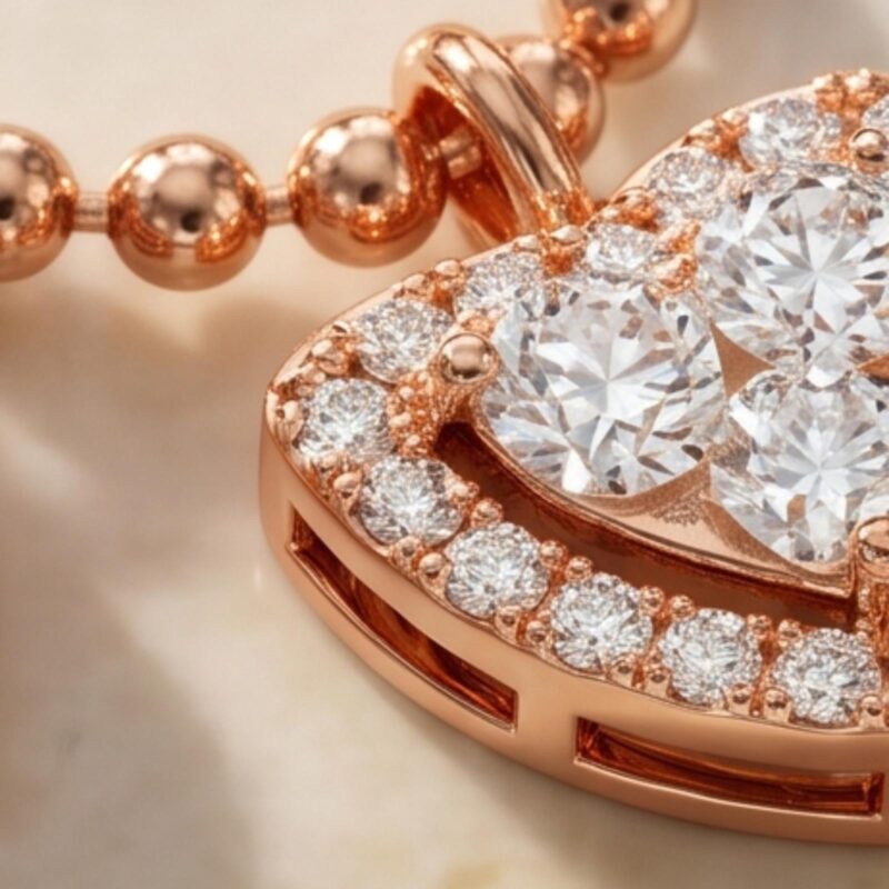 Alternative view of 60 -AN-9897-5-FM -18K Gold & Diamond Necklace